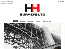 Tablet Screenshot of hh-surveys.com